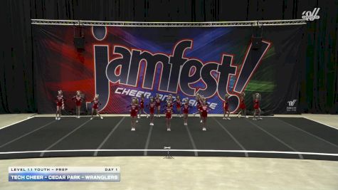 Tech Cheer - Cedar Park - Wranglers [2025 L1.1 Youth - PREP Day 1] 2025 JAMfest San Antonio Classic