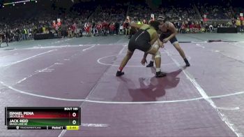 D4-190 lbs Cons. Round 1 - Ismael Pena, Decatur HS vs Jack Reid, Grass Lake HS