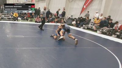 138 lbs Cons. Sub-rd Of 32 - Cristiano Martinez, Relentless Training Center vs Jaxon Wilson, Sebolt Wrestling Academy