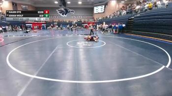 138 lbs Round 3 - Kaleb Dye, Keller Central vs Johan Wolf, Allen White