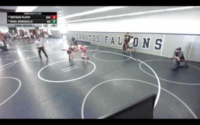 144 lbs Cons. Round 3 - Raul Ronquillo, Downey High School vs Bryson Floyd, San Clemente High School