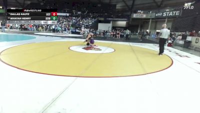 Girls 4A 170 lbs Cons. Semi - Dallas Kautz, Lake Stevens (Girls) vs Nivayah Henry, Skyview (Girls)