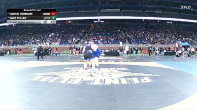 D1-285 lbs Cons. Round 2 - Jase Fuller, Lapeer HS vs Andre Neumann, White Lake Lakeland
