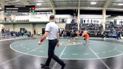 285 lbs 3rd Place Match - Wyatt Bailey, Ashland vs Giulian Bodiu, Findlay