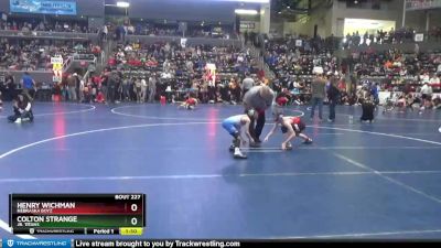 70-75 lbs Semifinal - Colton Strange, Jr. Titans vs Henry Wichman, Nebraska Boyz