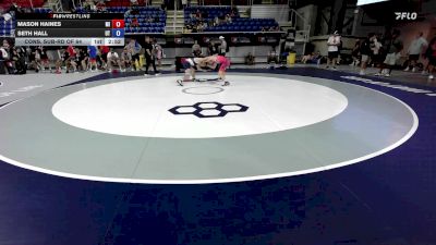126 lbs Cons. Sub-rd Of 64 - Mason Haines, MI vs Seth Hall, UT