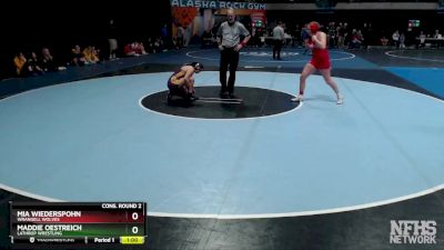 152G Cons. Round 2 - Mia Wiederspohn, Wrangell Wolves vs Maddie Oestreich, Lathrop Wrestling