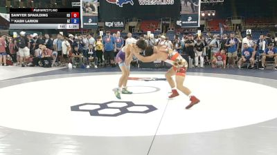 126 lbs Champ. Rd Of 128 - Sawyer Spaulding, Kansas vs Kash Larkin, Arizona