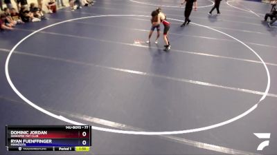 77 lbs Quarterfinal - Dominic Jordan, Shakopee Mat Club vs Ryan Fuenffinger, Minnesota