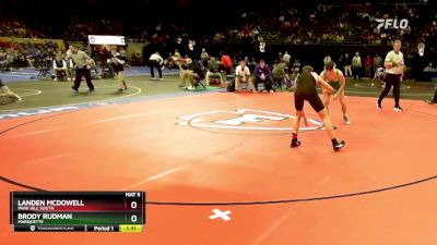 138 Class 4 lbs Quarterfinal - Landen Mcdowell, Park Hill South vs Brody Rudman, Marquette