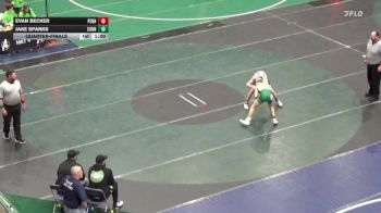 110 lbs Quarterfinal - Evan Becker, Penn Cambria vs Jake Sparks, Connellsville