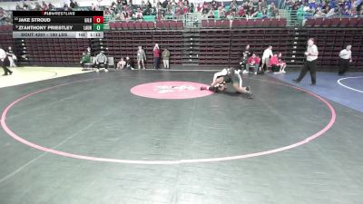 190 lbs Consi Of 8 #2 - Jake Stroud, Gilbert vs Zi'Anthony Priestley, Laurens