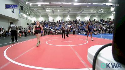 145 lbs Quarterfinal - Miangel Davis Jackson, Team Tulsa Wrestling Club vs Colby Garrison, HURRICANE WRESTLING ACADEMY