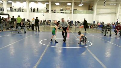 52 lbs Quarterfinal - Eli Czaporowski, Bristol Gladiators vs Owen Pereira, Be Well Be Wild Wrestling