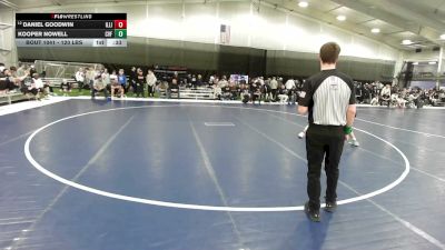 120 lbs Cons. Sub-semis - Daniel Goodwin, Illinois vs Kooper Nowell, Canyon View Falcons