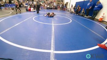 62 lbs Rr Rnd 3 - Valentina Canale, Claremore Wrestling Club vs Olivia Emmons, Grove Takedown Club