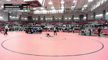 125 lbs 4th Place Match - Kristianna Boyum, Wolfforth Frenship vs Genaveve Gonzalez, El Paso Eastwood