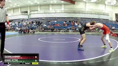 117 lbs Round 2 (6 Team) - Tucker Harbert, Dragon Wrestling Club vs Emeric Ritter, Chesterton Wrestling Club