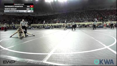 115 lbs Round Of 32 - Kaydeance Thompson, Sperry Wrestling Club vs Robyn Wesley, Mannford Pirate Youth Wrestling