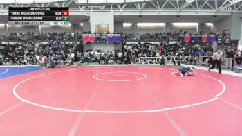 113 lbs Quarterfinal - Jose Negron-Ortiz, New London vs Gavin Donaldson, Staples