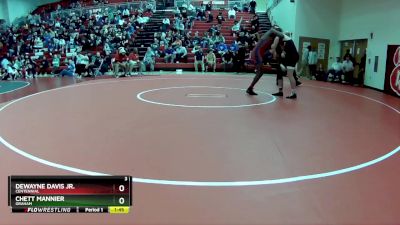 190 lbs Quarterfinal - Chett Mannier, Graham vs Dewayne Davis Jr., Centennial