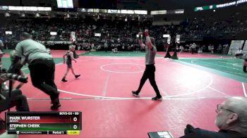 80 lbs Semifinal - Stephen Cheek, HHY1 vs Mark Wurster, BEAST1