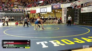 113 lbs Cons. Round 1 - Aiden Wilson, Erie vs Baker Moore, Richmond-Central Heights