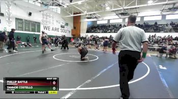 285 lbs Champ. Round 2 - Tannor Costello, Millikan vs Phillip Battle, Paramount