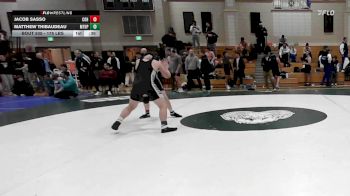 175 lbs Consi Of 8 #1 - Jacob Sasso, Cohasset vs Matthew Thibaudeau, Mt. Hope