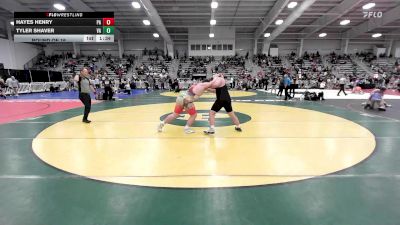 285 lbs Round Of 16 - Hayes Henry, PA vs Tyler Shaver, VA