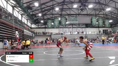 87-96 lbs Champ. Round 1 - Odysseus Hale, Midwest Central Youth Wrestling Club vs Roman Simms, Raise The Level Wrestling Club