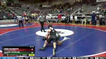 4A 113 lbs Quarterfinal - Todd McCormick, Episcopal Collegiate vs Hunter Chatelain, Bauxite