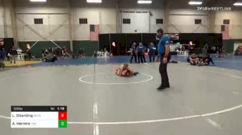 125 lbs Semifinal - Lance Olberding, Nebraska Wrestling Academy vs Alex Herrera, Pine Creek High School