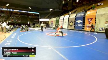 144 Class 1 lbs Cons. Round 3 - Weston Ward, Centralia vs Logan Stewart, Sherwood