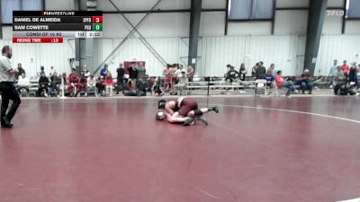 184 lbs Consi Of 16 #2 - Daniel De Almeida, Springfield vs SAM COWETTE, Plymouth