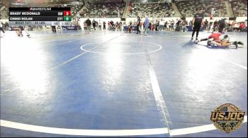 90 lbs Quarterfinal - Brady McDonald, Raw Wrestling Club vs Creed Rolan, Standfast