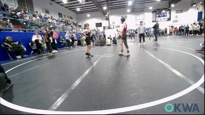 70 lbs Rr Rnd 5 - Sawyer Smith, Little Axe Takedown Club vs Caeden Davis, Norman North
