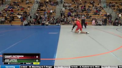 160 lbs Round 3 - Chaney Patterson, Immortal Athletics WC vs Jase Lhotka, Mahnomen-Waubun