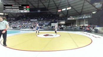 Girls 4A 105 lbs Champ. Round 2 - Cameron Erdmann, Glacier Peak (Girls) vs Genesis Zaragoza, Pasco (Girls)
