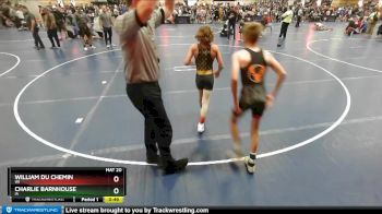 92 lbs Champ. Round 2 - Charlie Barnhouse, IA vs William Du Chemin, WI