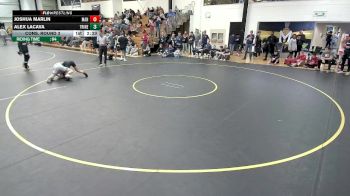 133 lbs Cons. Round 3 - Joshua Marlin, Manchester vs Alex LaCava, Trine