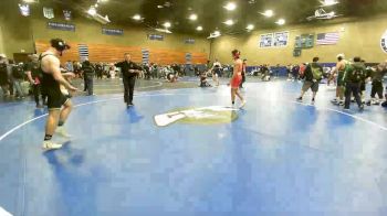 190 lbs Champ. Round 2 - Jayden Fourie, Sierra Pacific HS vs Colby Thompson, Chico