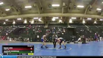 113 lbs Round 3 (16 Team) - Kaedun Goodman, Kearney vs Isaac Ciro, York