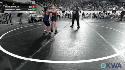 5th Place - Khalil Douglas, Clinton Youth Wrestling vs Camden Beckham, Cowboy Wrestling Club