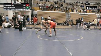 165 lbs Semifinal - Louie Cerchio, Cornell vs Evan Petrovich, Pittsburgh