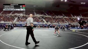 100-D2 Champ. Round 1 - Mariana Perez, Mohave High School vs Ruthie Wilhelm, Show Low High School