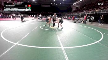 190 lbs Champ. Round 1 - Levi Bussey, Granite Bay vs Chalo Enriquez, Liberty Ranch