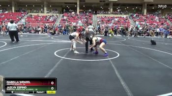 145 lbs Round 3 (6 Team) - Isabella Wenzel, Greater Heights vs Jazlyn Espino, Nebraska Wrestling Academy