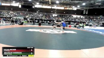 165 lbs Quarterfinal - Brooklyn Anderson, Coeur D Alene vs Sylvia Becker, Sandpoint