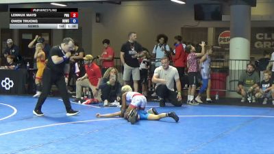 77 lbs Semis - Lennux Mays, PSF Wrestling Academy vs Owen Truong, NOVA WC